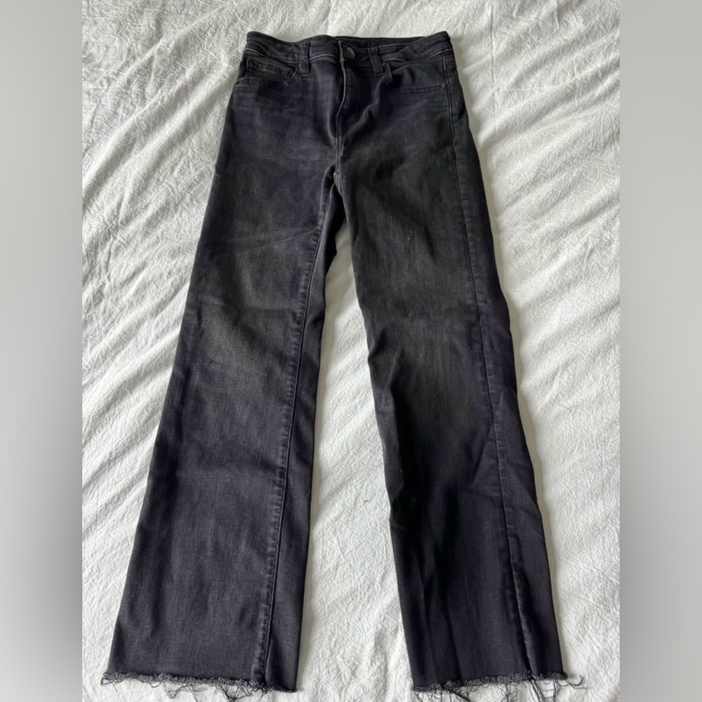 Black Women's Straight-Leg Jeans